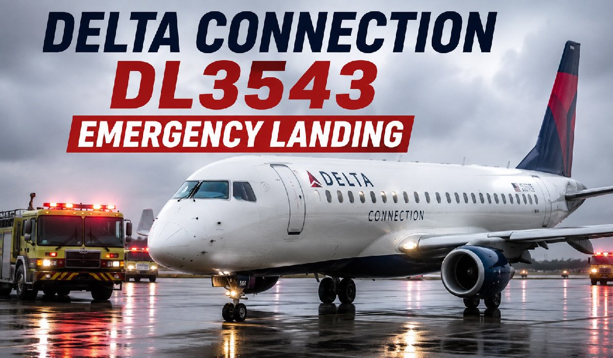 Delta Connection DL3543 Emergency Landing